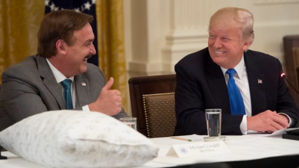 Michael Lindell and Donald Trump