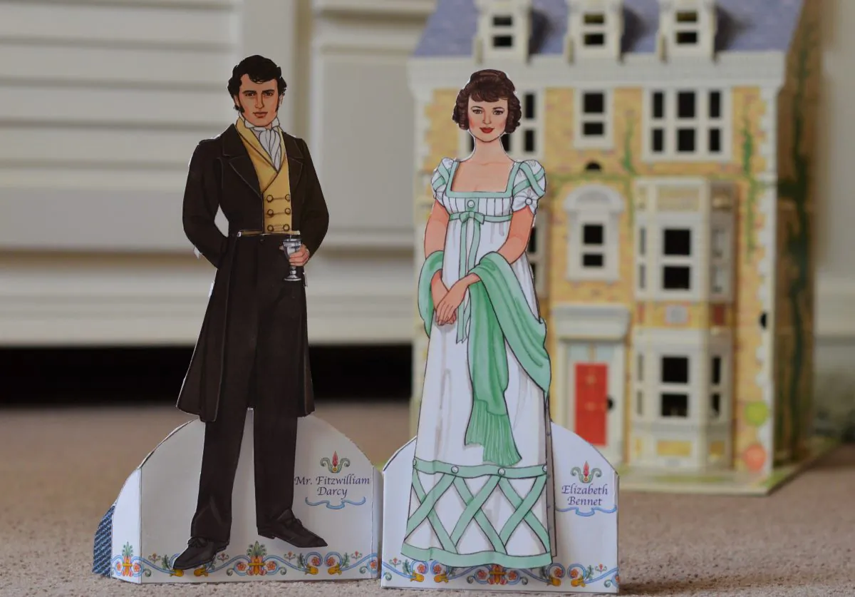 Paper dolls from Jane Austin's novel "Pride and Prejudice." (Susannah Pearce)
