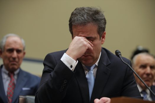Michael Cohen testifies before the House Oversight Committee