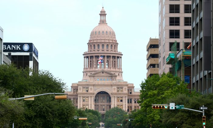 The Texas Capitol building in Austin on Oct. 29, 2014. (Dan Istitene/Getty Images)