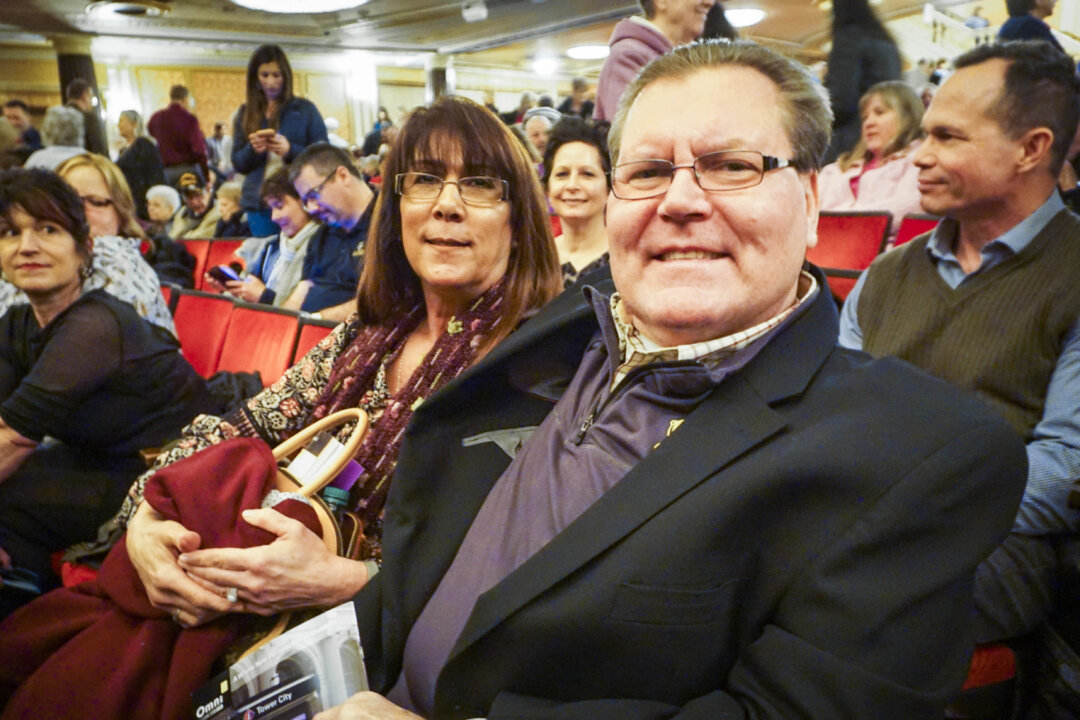 The Kozaks enjoyed Shen Yun at the Playhouse Square's State Theatre in Cleveland, Ohio, on March 3, 2019. (Catherine Wen/The Epoch Times)