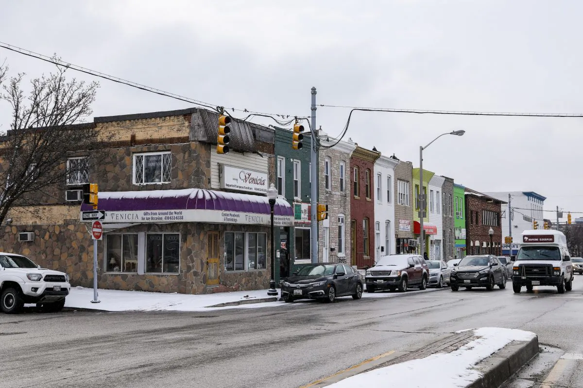 An opportunity zone in Baltimore, Md., on Feb. 3, 2019. (Samira Bouaou/The Epoch Times)