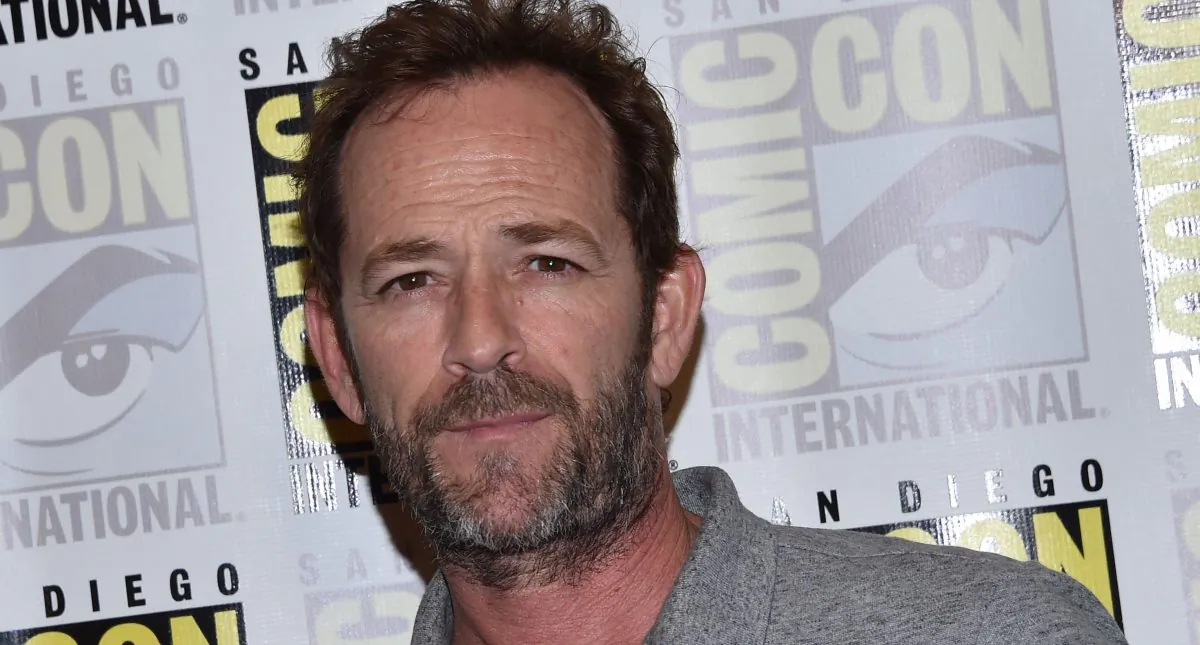Actor Luke Perry arrives for the press line of "Riverdale" at Comic Con in San Diego, July 21, 2018. (Chris Delmas/AFP/Getty Images)