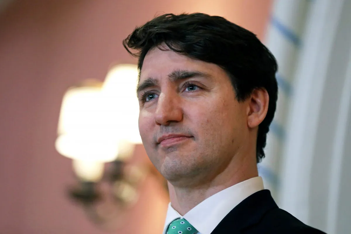 Canadian Prime Minister Justin Trudeau takes part in a cabinet shuffle in Ottawa, Canada on March 1, 2019. (Reuters/Chris Wattie)