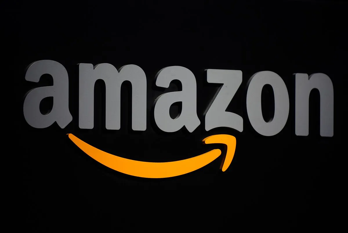 The Amazon logo in New York on Sept. 28, 2011. (EMMANUEL DUNAND/AFP/Getty Images)