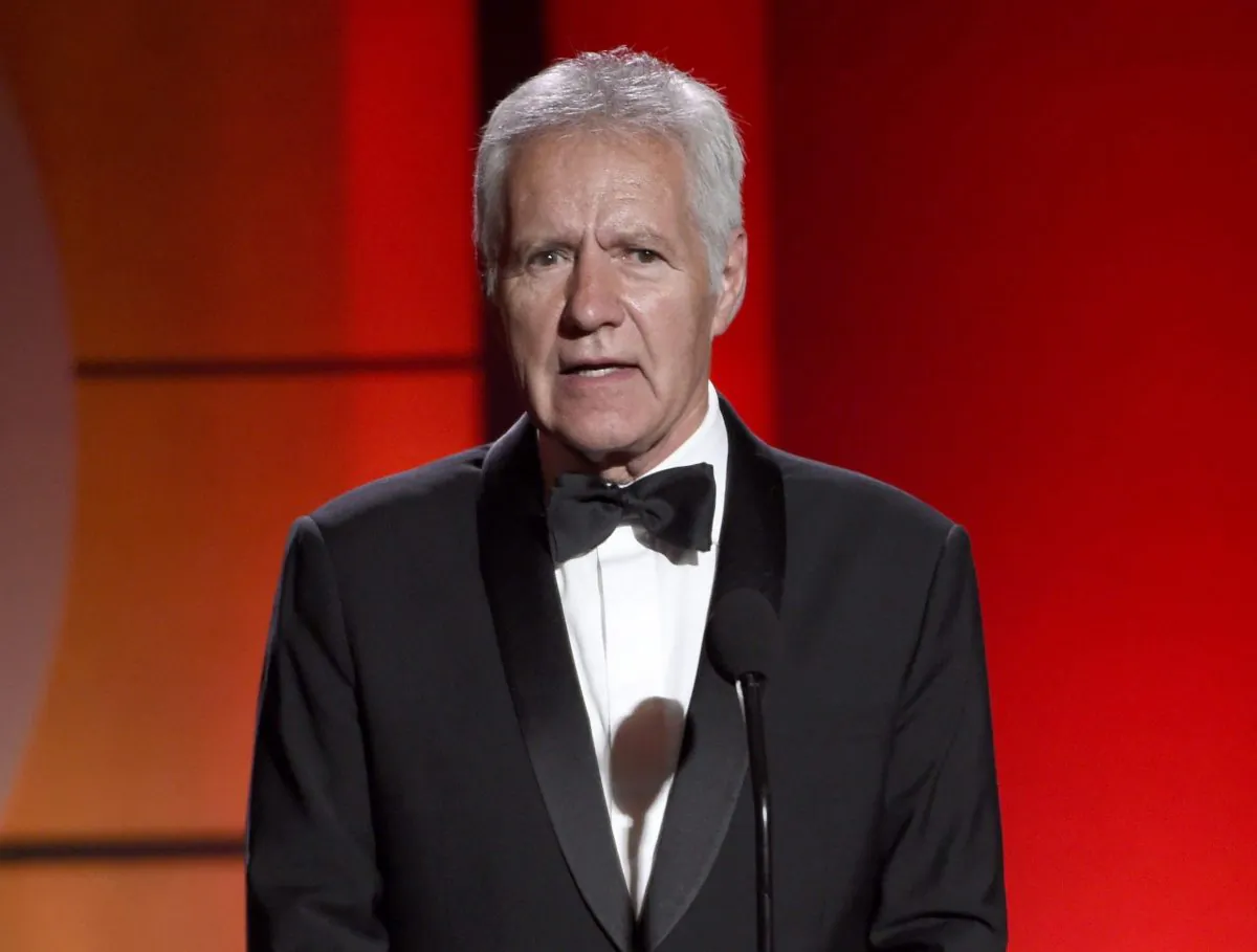 In this April 30, 2017, file photo, Alex Trebek speaks at the 44th annual Daytime Emmy Awards at the Pasadena Civic Center in Pasadena, Calif. Trebek has been diagnosed with stage 4 pancreatic cancer. (Chris Pizzello/The Canadian Press/AP/Invision)