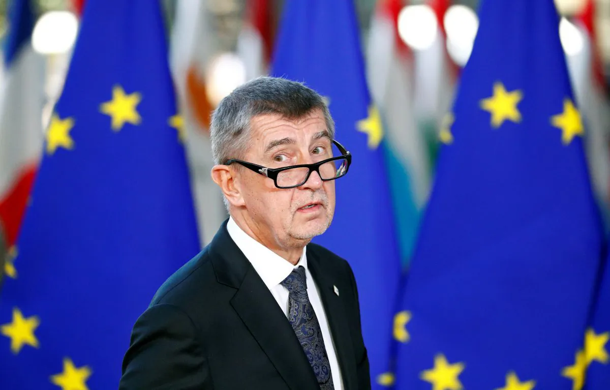 Czech Republic's Prime Minister Andrej Babis arrives at a European Union leaders summit in Brussels, Belgium on Dec. 13, 2018. (Francois Lenoir/Reuters)