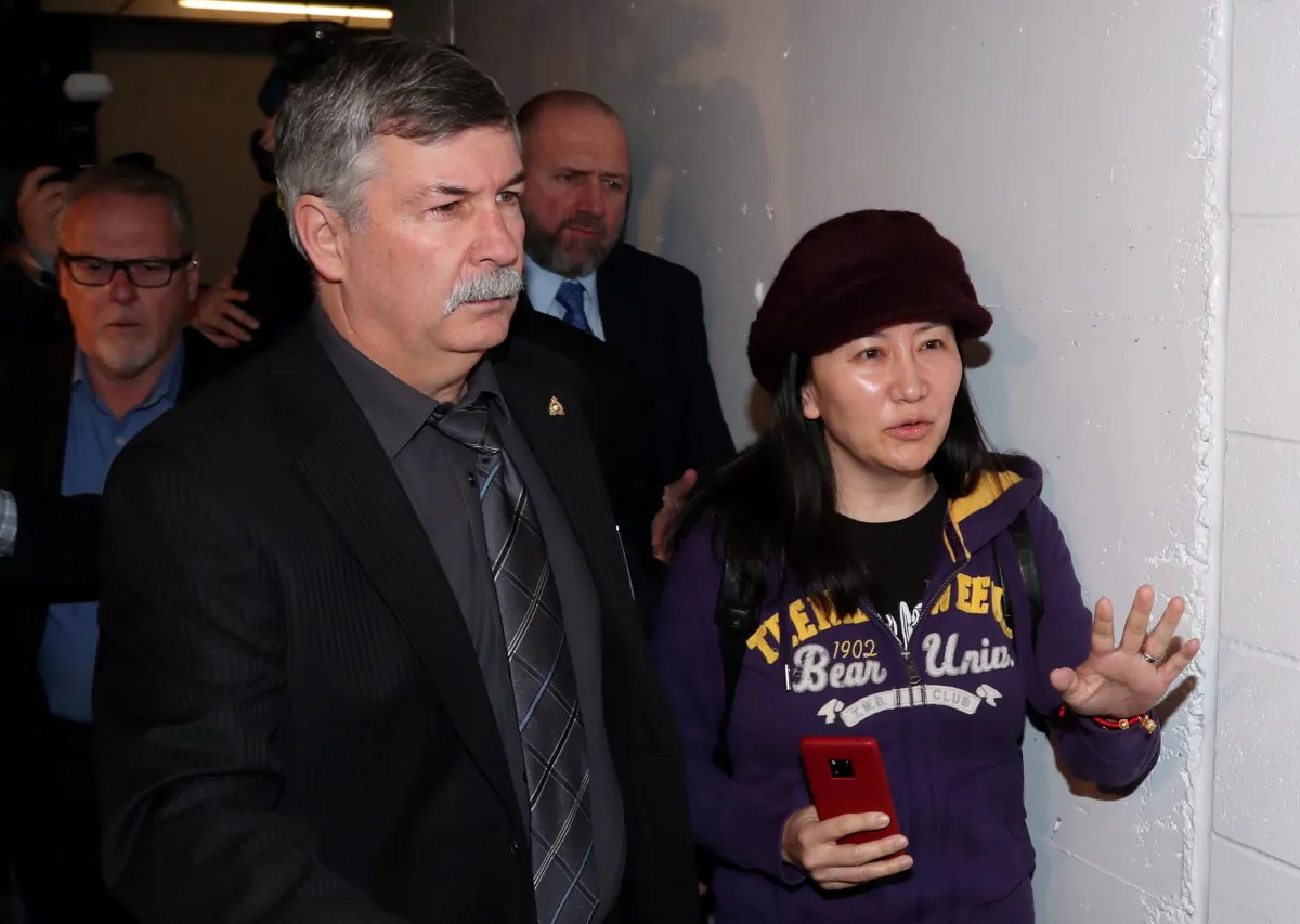 Huawei's Financial Chief Meng Wanzhou arrives at the B.C. Supreme Court in Vancouver, Canada, March 6, 2019. (Reuters/Ben Nelms) 