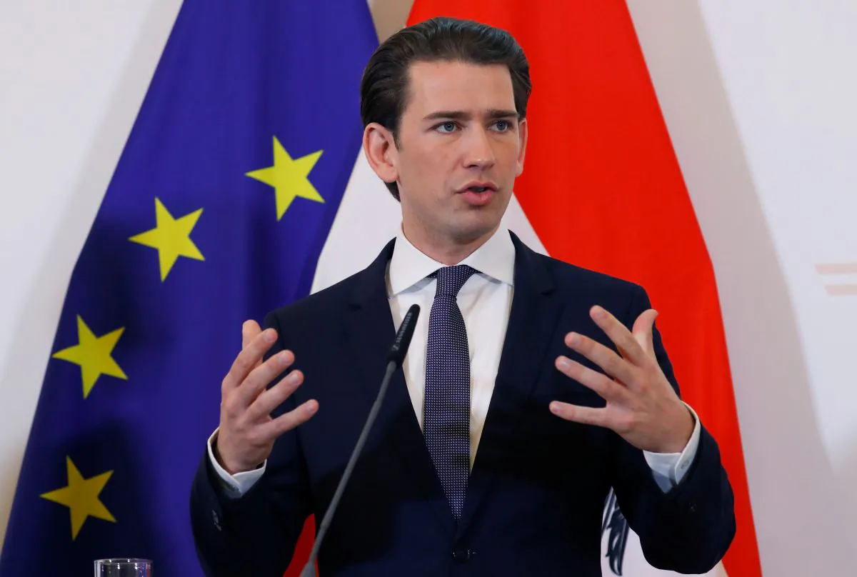 Austria's Chancellor Sebastian Kurz addresses the media in Vienna, Austria March 6, 2019. (Leonhard Foeger/Reuters)