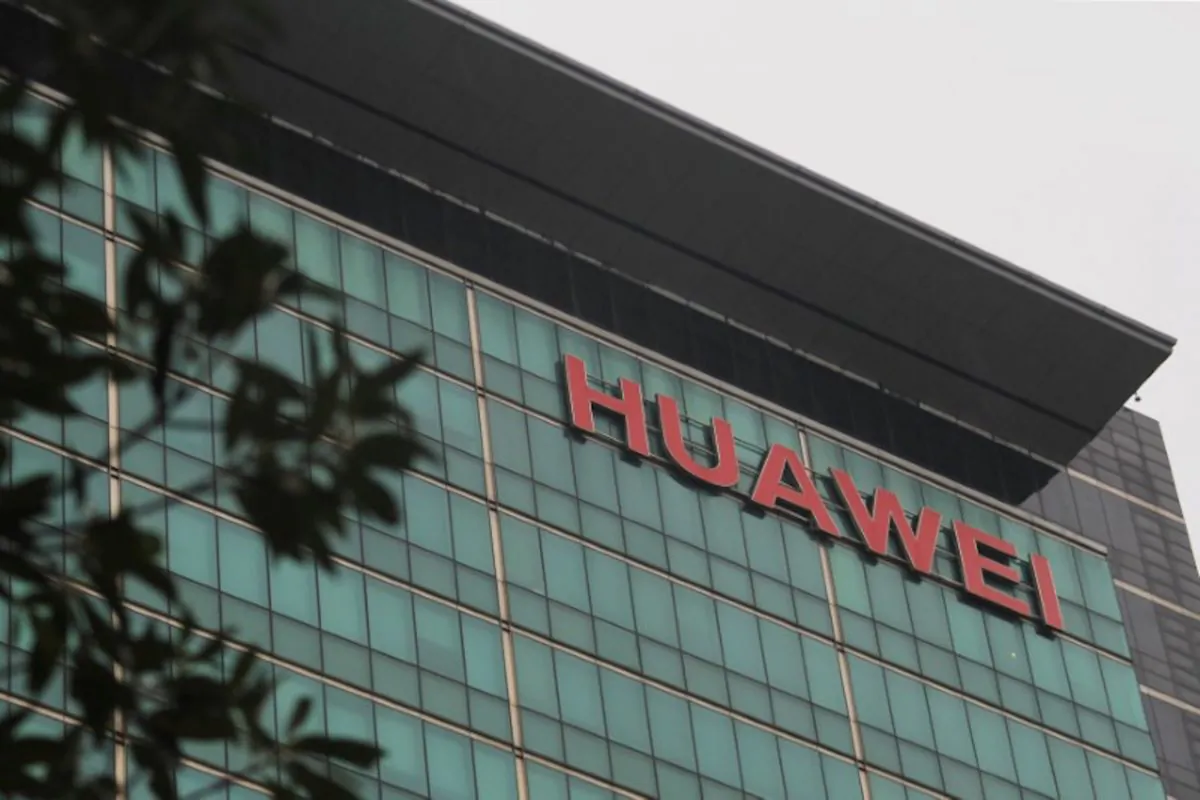 A Huawei logo is pictured at the headquarters of the Chinese telecommunications equipment and smartphone maker in Shenzhen, Guangdong Province, China on March 6, 2019. (Yuyang Wang/Reuters)