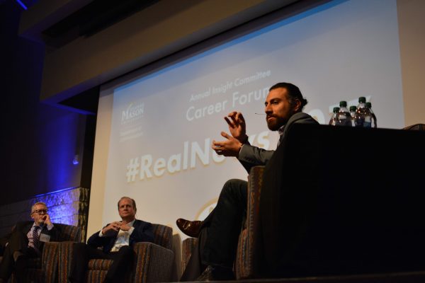 Abdo on a panel