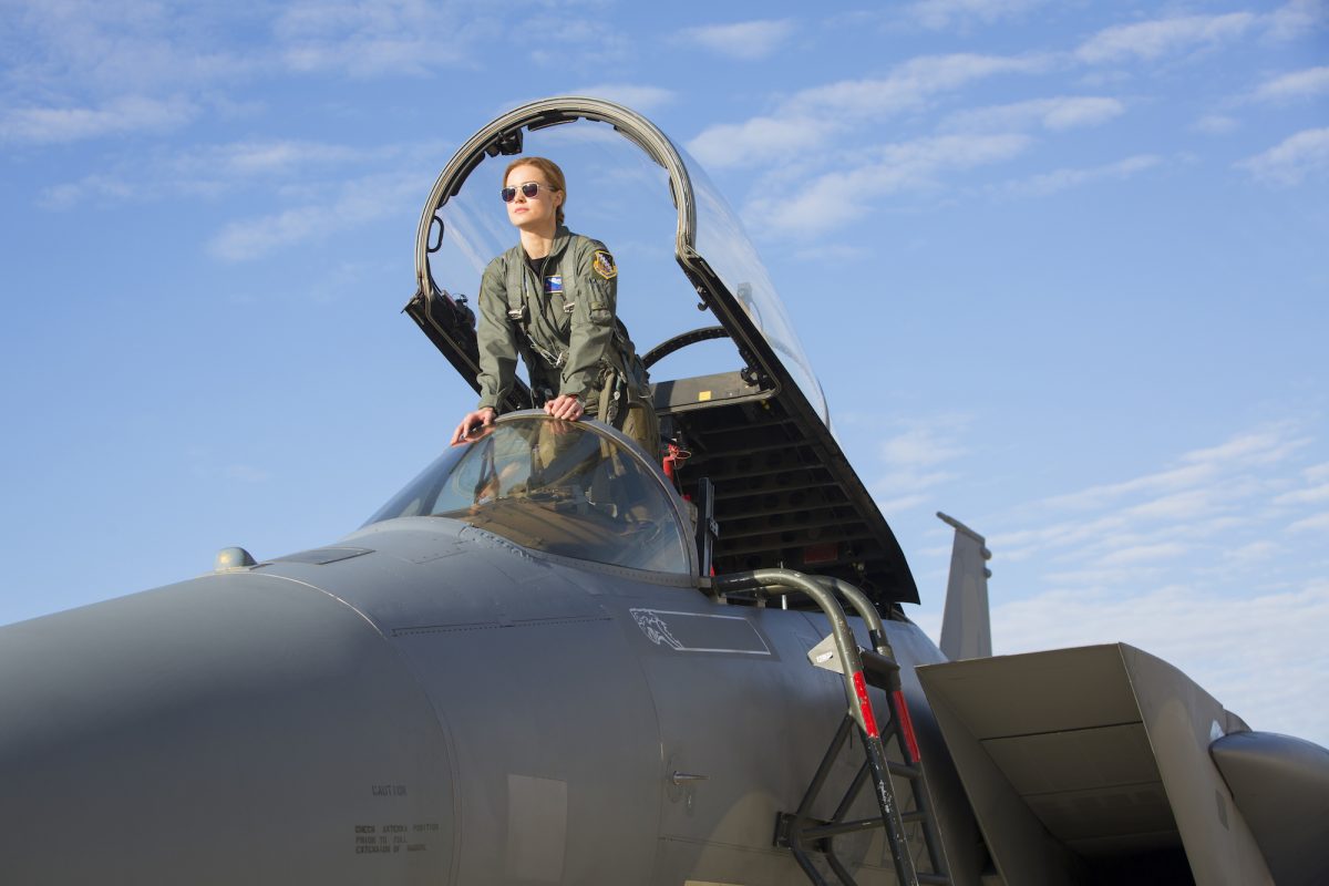 woman in jet