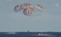 Elon Musk’s SpaceX Capsule Splashes Down Off Florida Coast