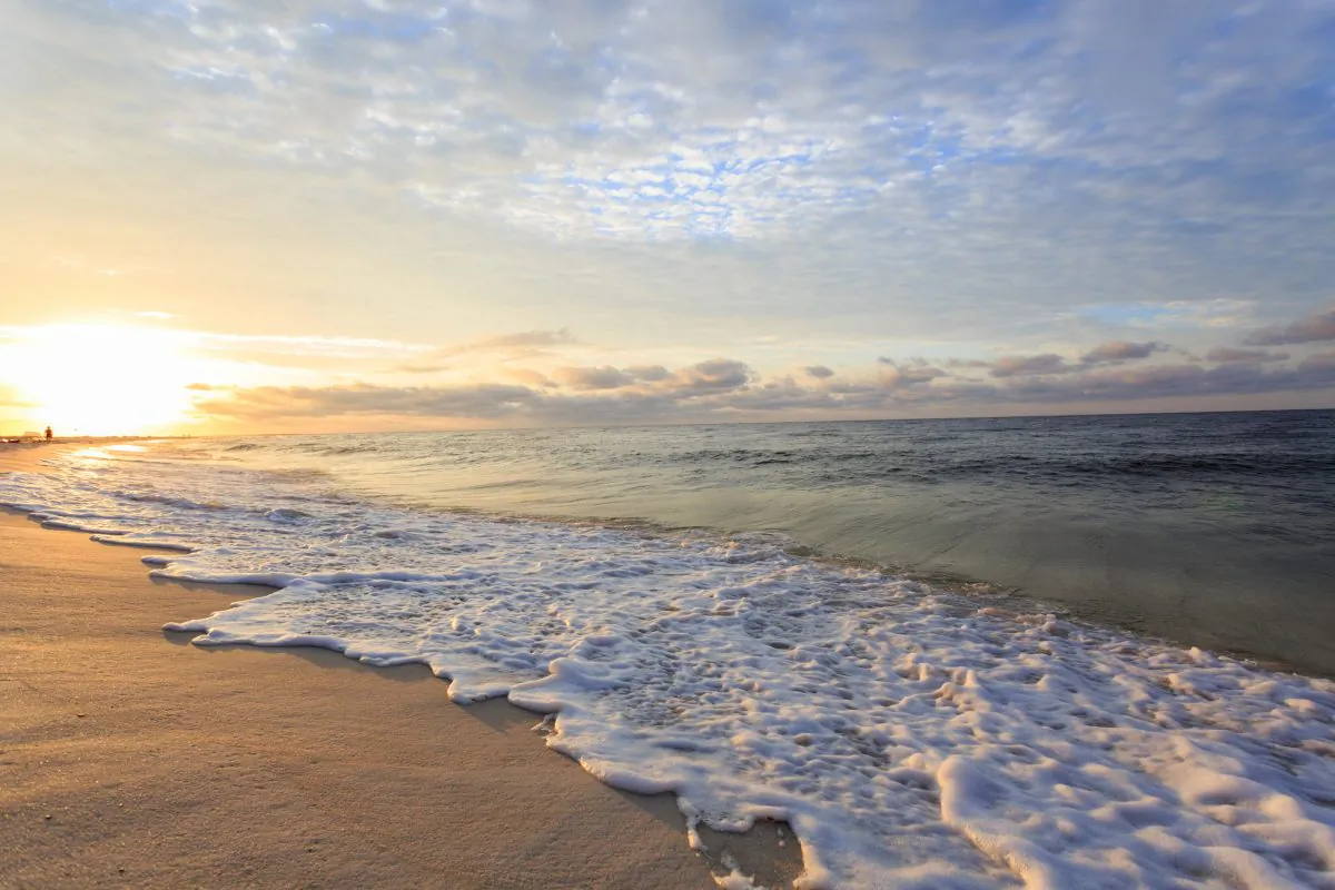 A stock beach photo (Gulf Shores & Orange Beach Tourism)