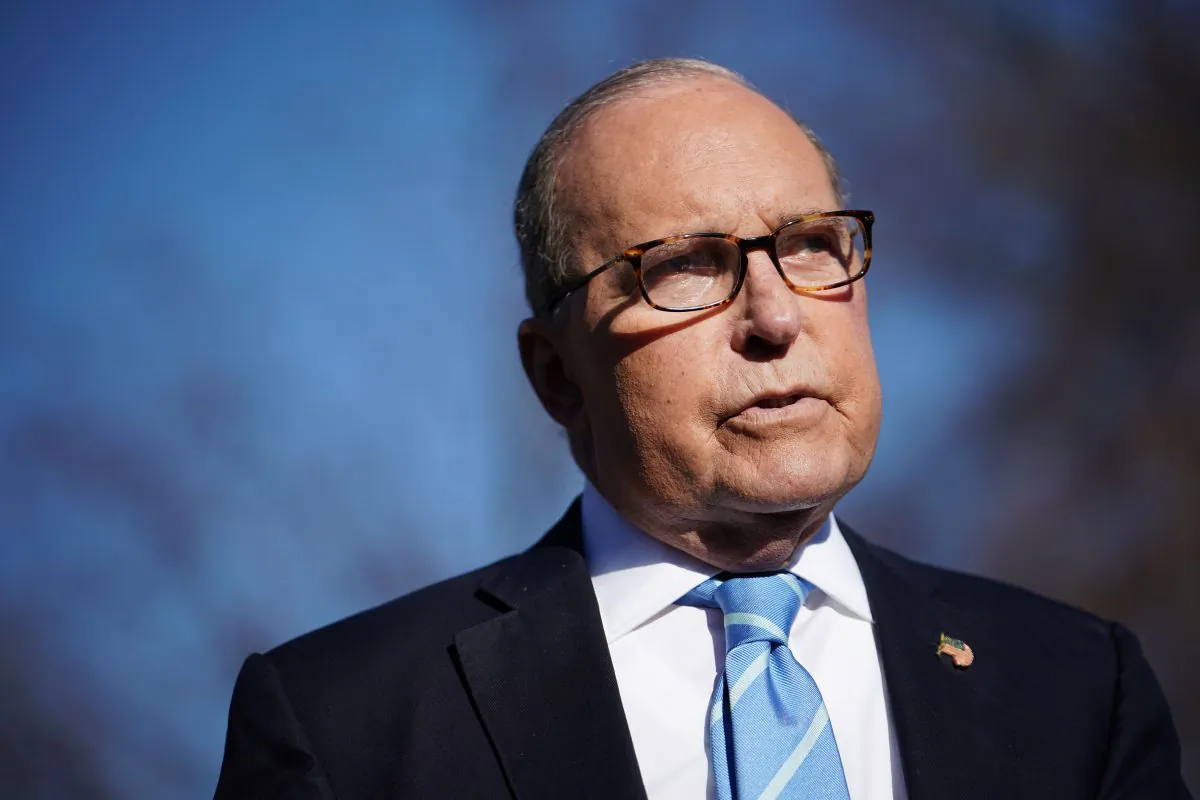 Director of the National Economic Council Larry Kudlow speaks to reporters outside the White House in Washington on Dec. 3, 2018. (MANDEL NGAN/AFP/Getty Images)