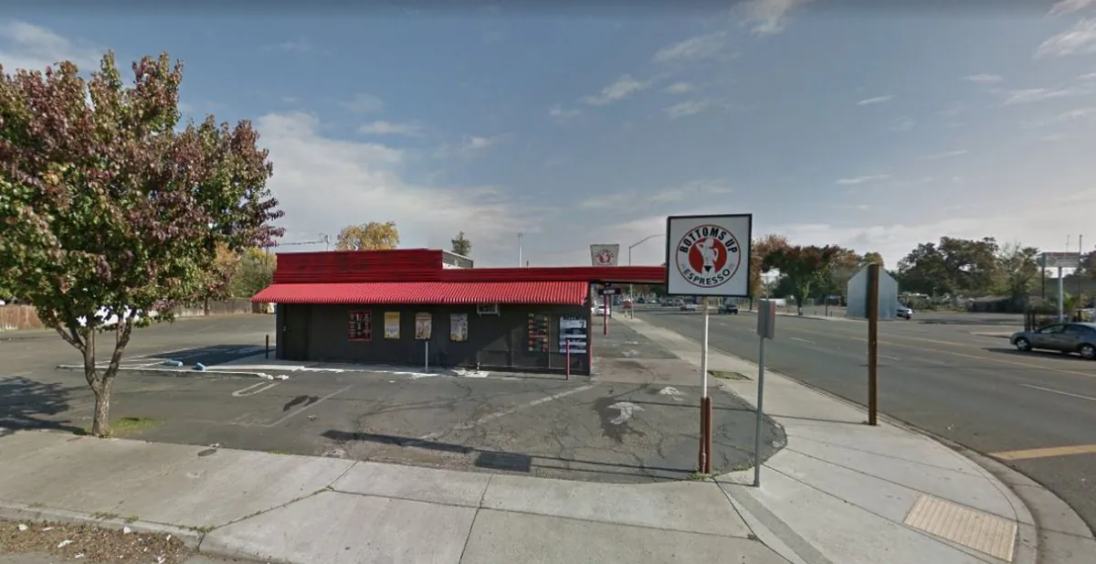 A coffee shop in California that features female employees who wear skimpy outfits had its license revoked for that reason. (Google Street View)