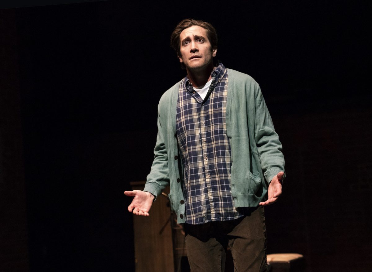 Jake Gyllenhaal in the one-act play "A Life." (Joan Marcus)