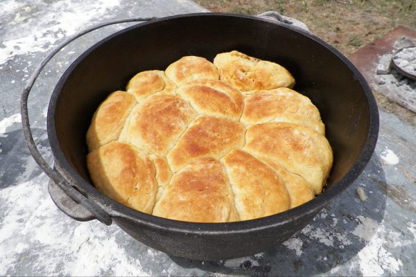 Dutch Oven Sourdough Biscuits