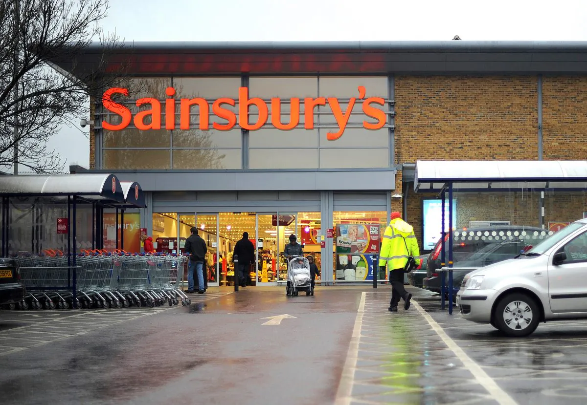 A Sainsbury's store is pictured in London, on January 12, 2011. (Ben Stansall/Getty Images)