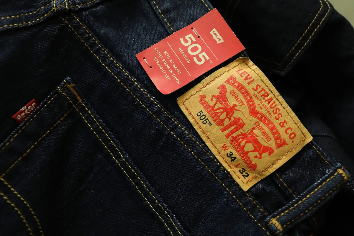 Iconic American Levi's clothes brands are seen in Miami, Fla., on May 31, 2018. (Joe Raedle/Getty Images)