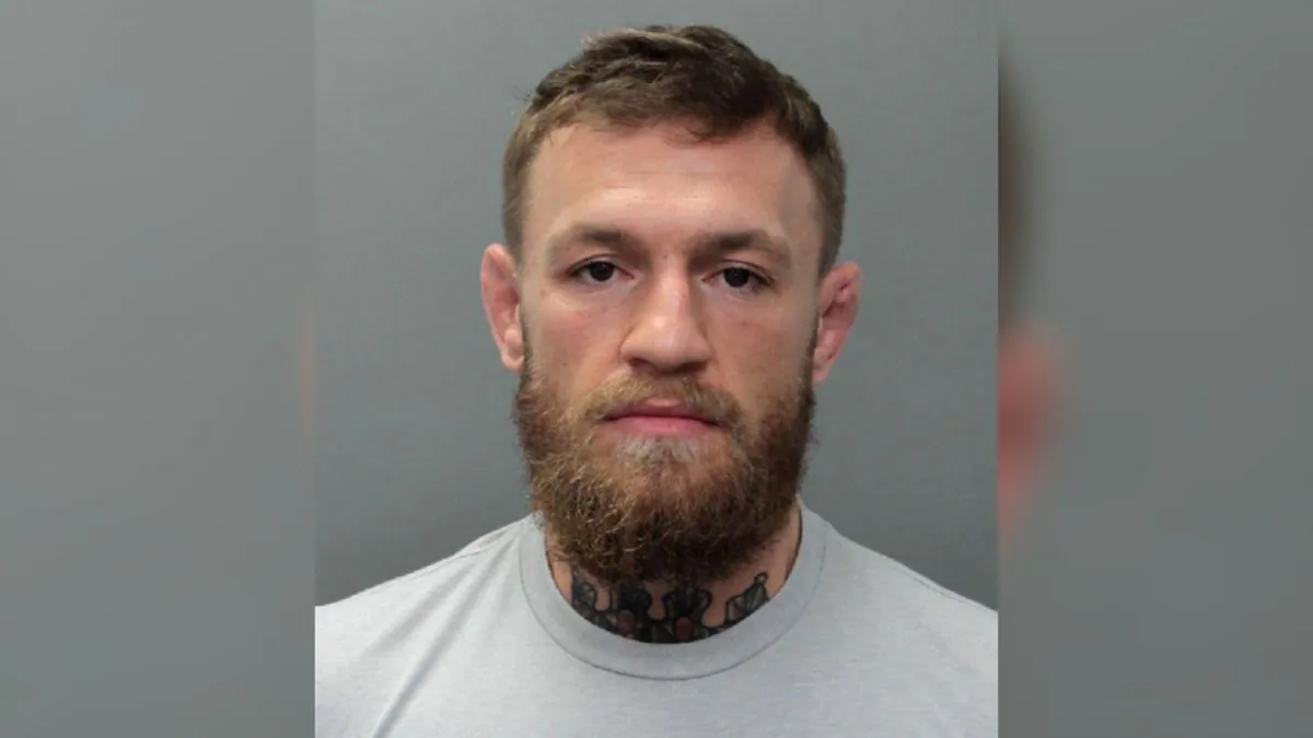 Conor McGregor. (Miami-Dade Corrections and Rehabilitation Department via AP)