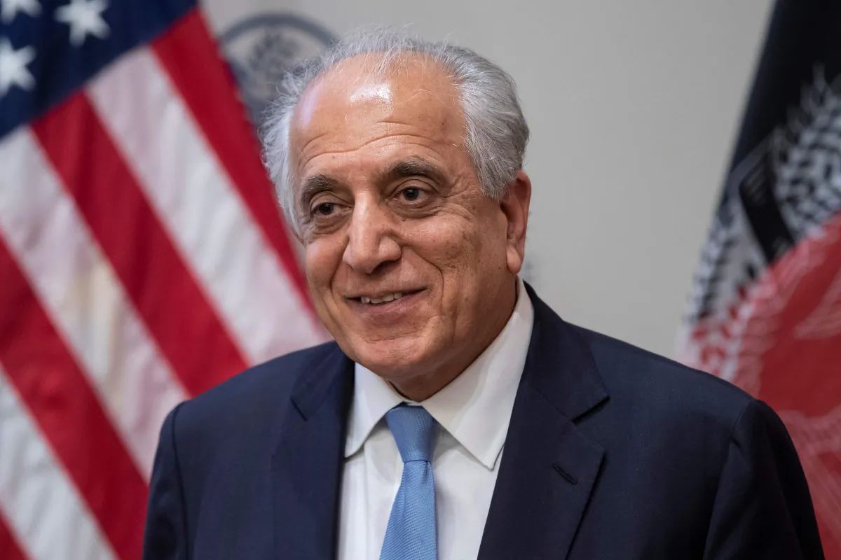 US Special Envoy Zalmay Khalilzad participates in a discussion on "The Prospects for Peace in Afghanistan" at the United States Institute of Peace (USIP) in Washington, DC, on February 8, 2019 (Photo by Jim WATSON / AFP)        (Photo credit should read JIM WATSON/AFP/Getty Images)