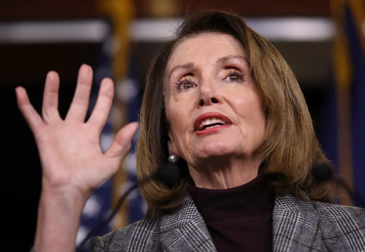U.S. Speaker of the House Nancy Pelosi (D-Calif.) answers questions during her weekly press conference at the U.S. Capitol in Washington on Feb. 28, 2019 in Washington. (Win McNamee/Getty Images)