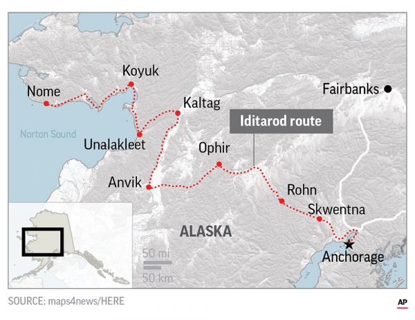 Alaska Dog Sled Race 1