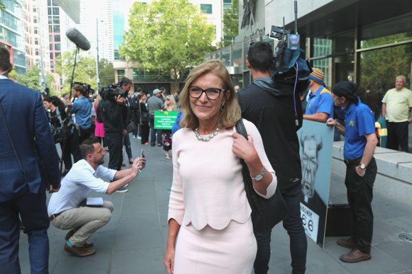 Fiona Patten at Cardinal George Pell sentencing
