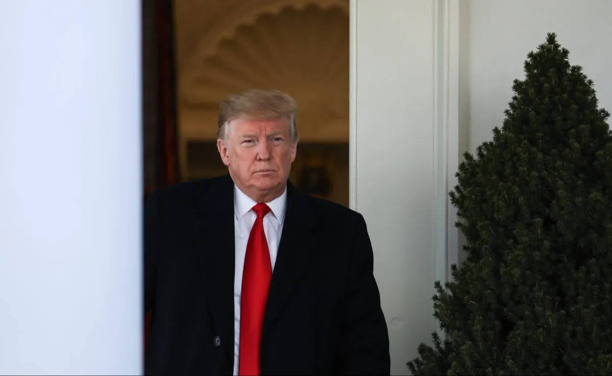 President Donald Trump makes an announcement in the White House Rose Garden in Washington on Jan. 25, 2019. (Charlotte Cuthbertson/The Epoch Times)