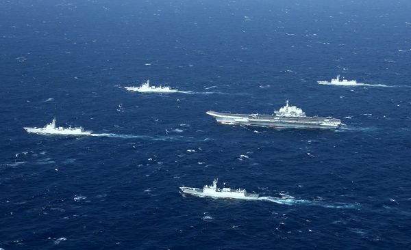 A Chinese navy formation