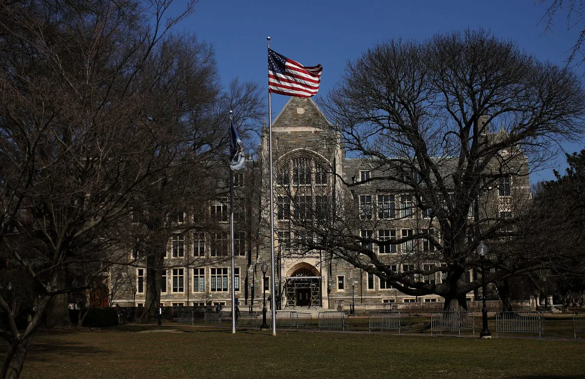 The campus of Georgetown University is shown in Washington, on March 12, 2019. (Win McNamee/Getty Images)