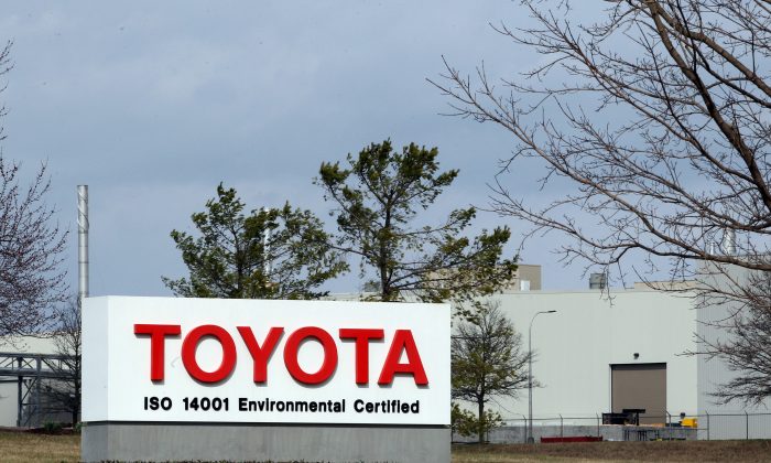Views of the Toyota Motor Manufacturing plant in Georgetown, Kentucky, on March 14, 2019. (John Sommers II/Getty Images)