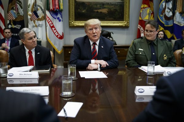 President Donald Trump speaks