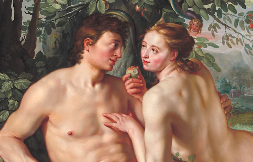 "The Fall of Man" (1616) by Hendrick Goltzius. (Everett - Art/Shutterstock)