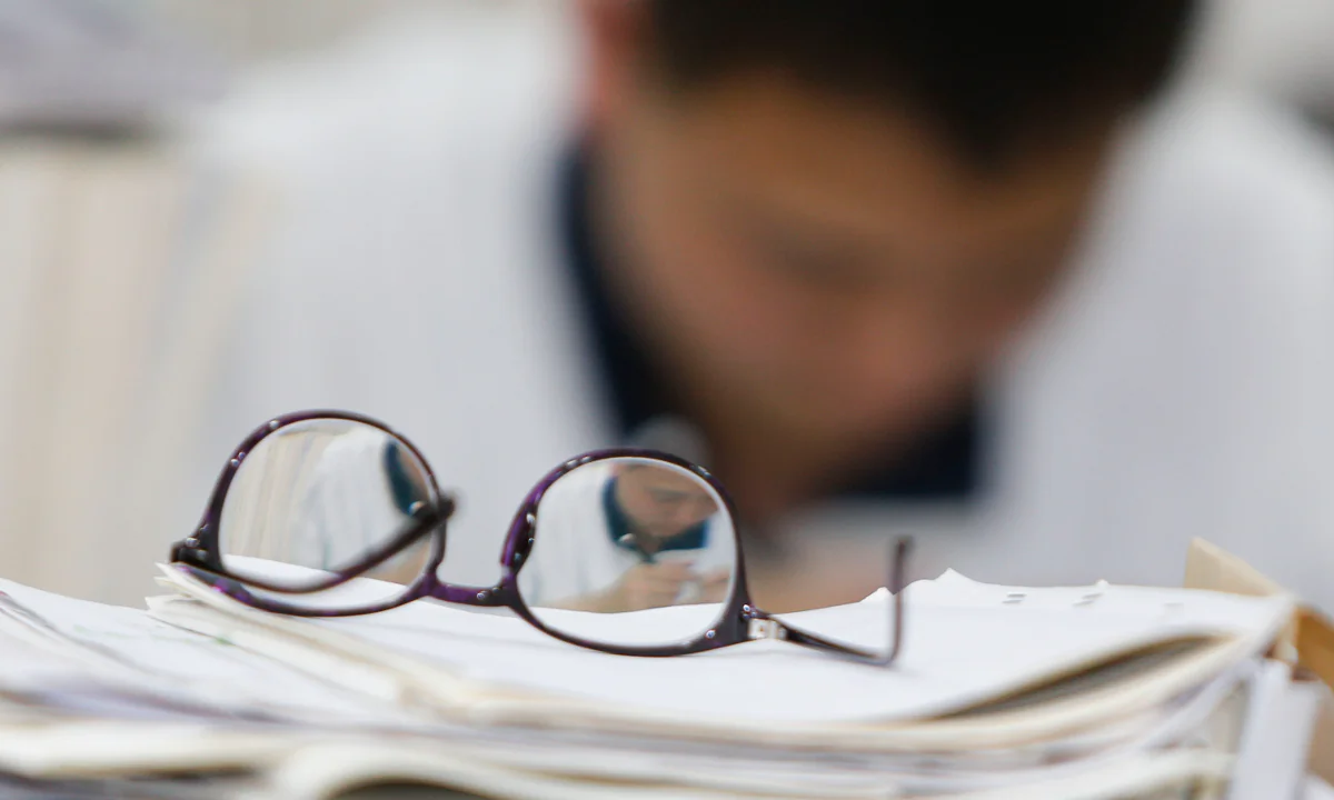 A Chinese student prepares to take an exam. (STR/AFP/Getty Images)