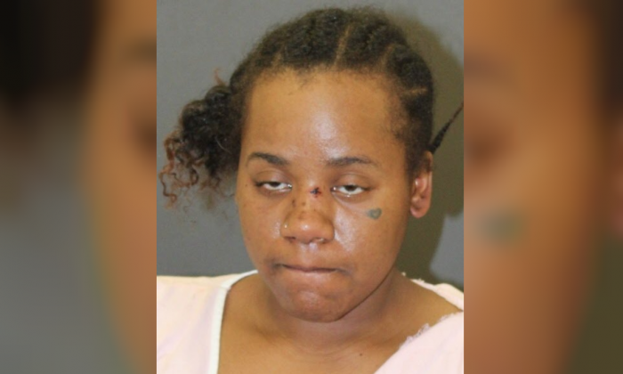 Nichole George, charged in the shooting of an 11-year-old boy and his mother at a Baltimore playground on March 15, 2019. (Baltimore Police via AP)