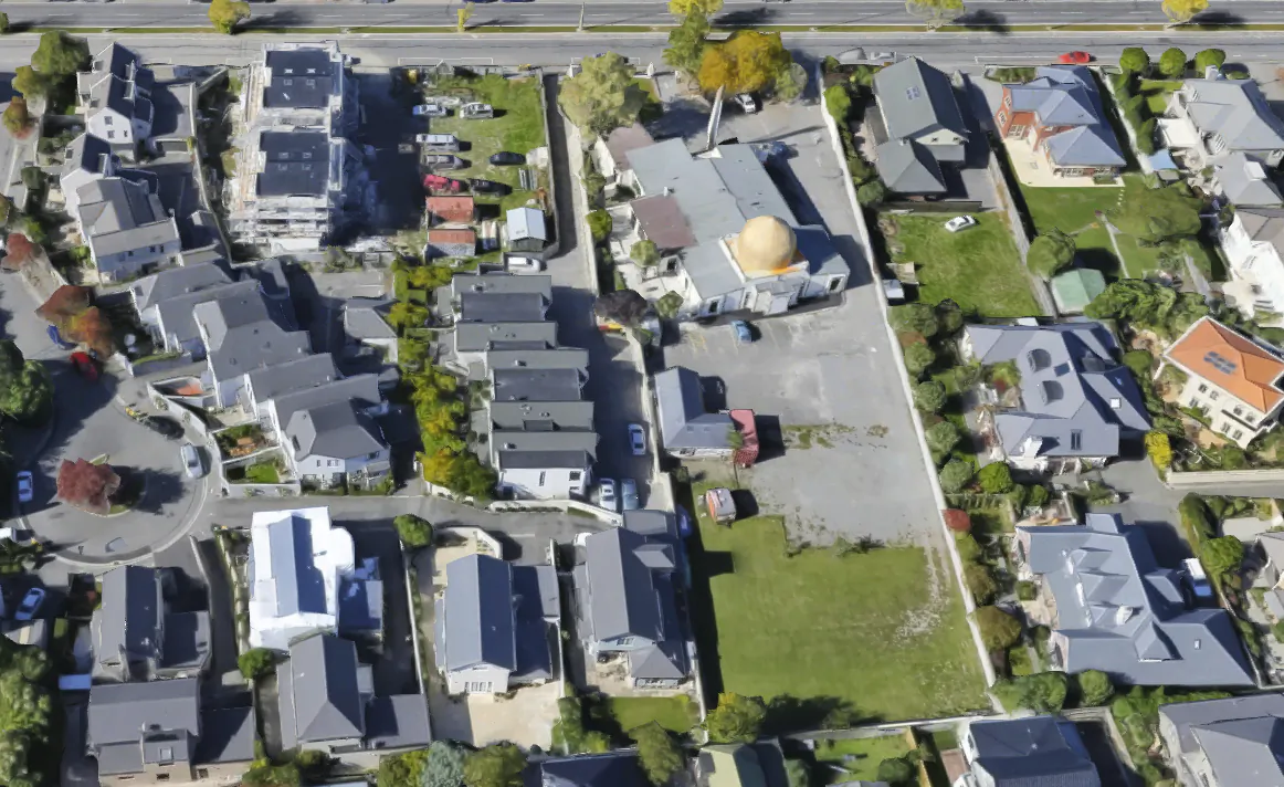 Masjid Al Noor mosque in Christchurch, New Zealand. (Screenshot/Googlemaps)