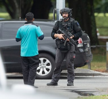 law enforcement confronts citizen