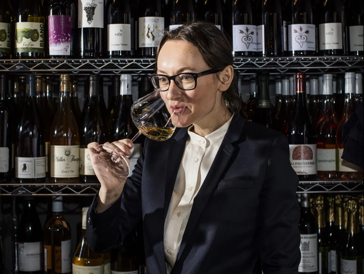 Master Sommelier Pascaline Lepeltier, an unofficial ambassador for natural wines. (Eric Medsker)