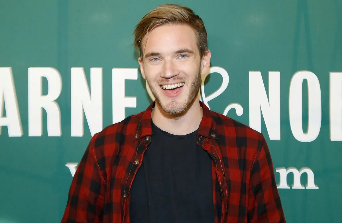 Felix Arvid Ulf Kjellberg Felix Kjellberg from one of Youtube's largest channels, "Pewdiepie," signs copies of his new book at Barnes & Noble Union Square in New York City on Oct. 29, 2015. (John Lamparski/Getty Images)