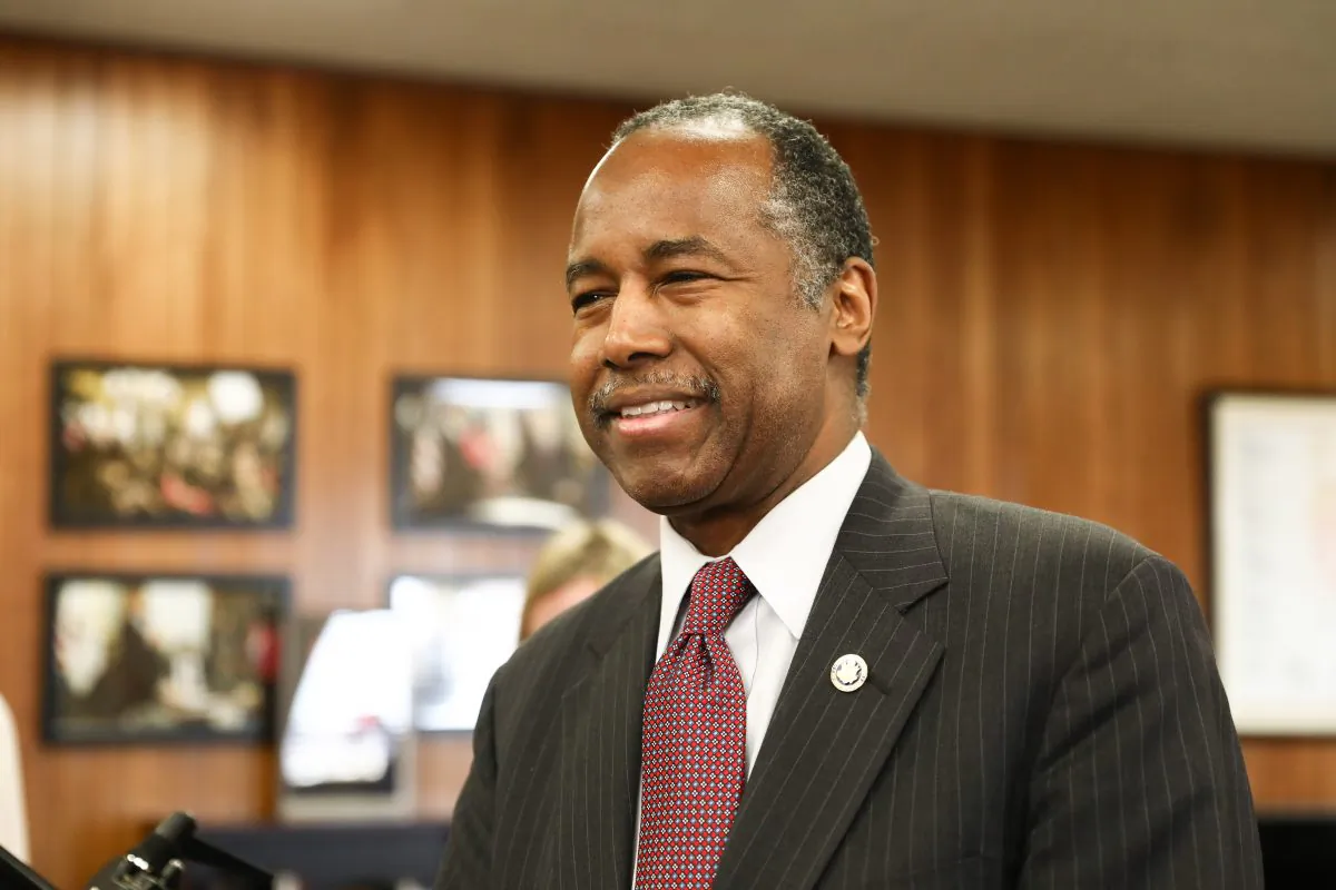 Dr. Ben Carson, secretary of Housing and Urban Development, in Washington on March 14, 2019. (Charlotte Cuthbertson/The Epoch Times)