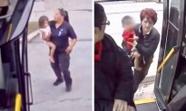 Bus Driver Spots Baby Boy Wandering Alone on Highway and Immediately Jumps out of the Bus
