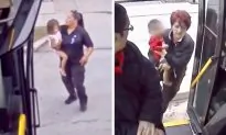 Bus Driver Spots Baby Boy Wandering Alone on Highway and Immediately Jumps out of the Bus