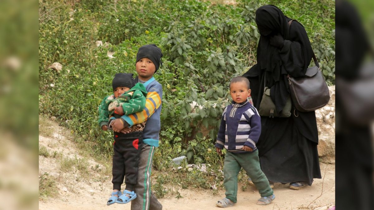 Woman and children of ISIS terrorists