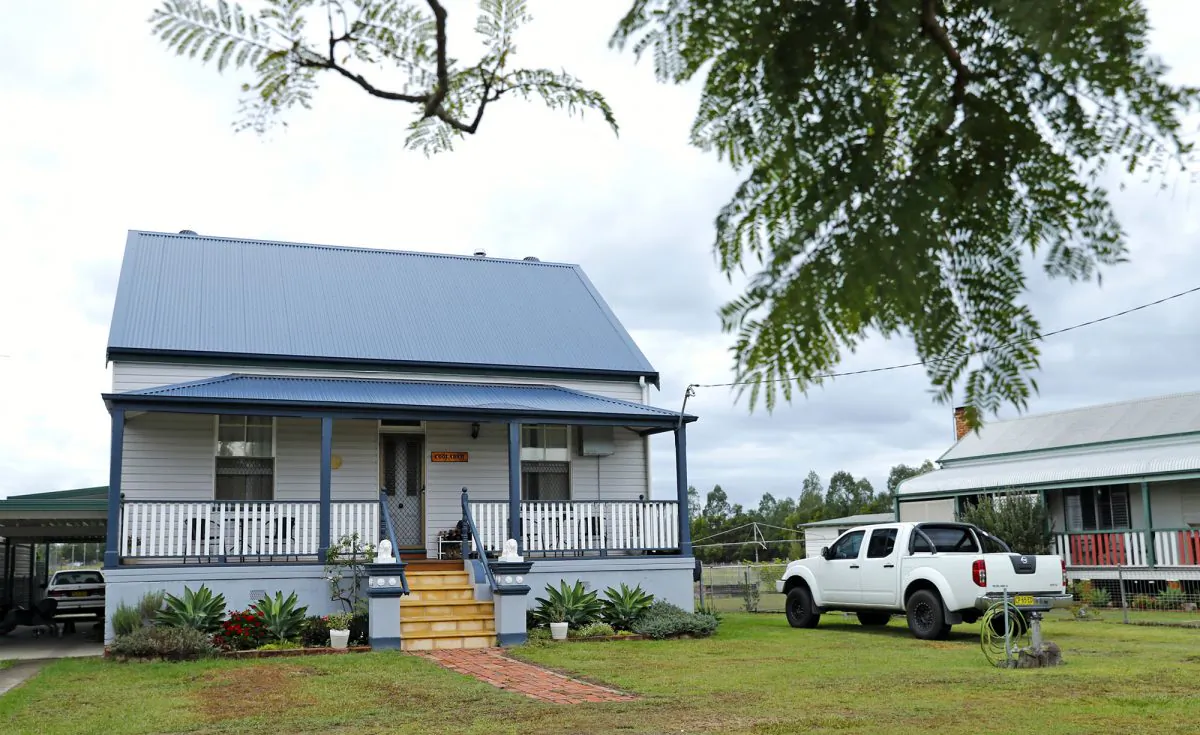 The former home of suspected terrorist Brenton Tarrant in Grafton, Australia, on March 16, 2019. (Regi Varghese/Getty Images)