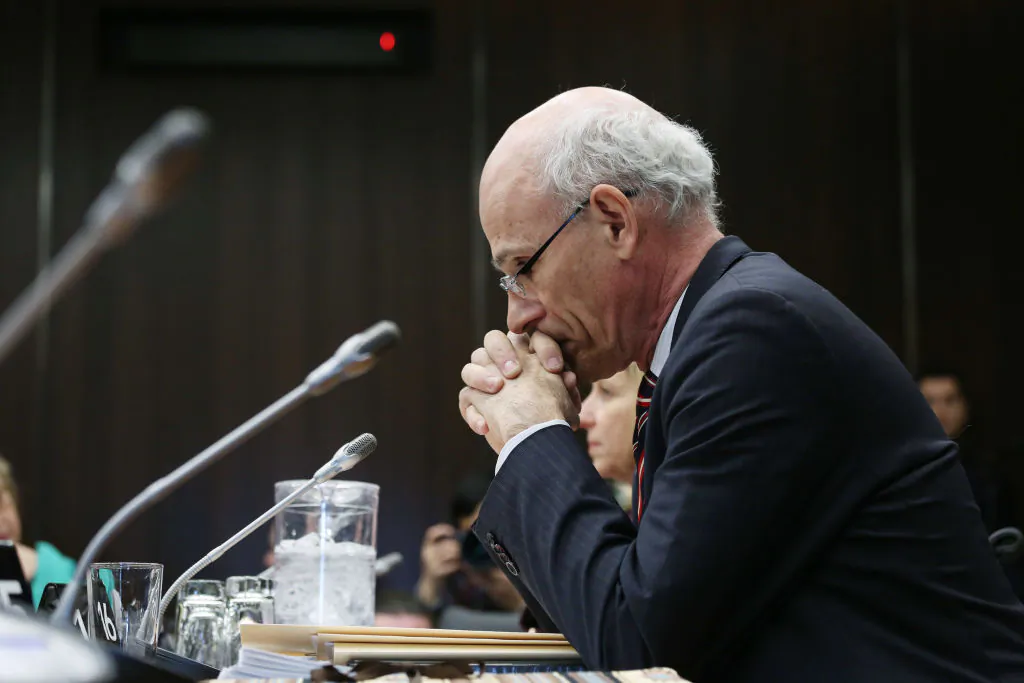 Canada's Privy Council Clerk Michael Wernick waits to testify before the House of Commons justice committee on Parliament Hill on March 6, 2019. (Dave Chan/Getty Images)