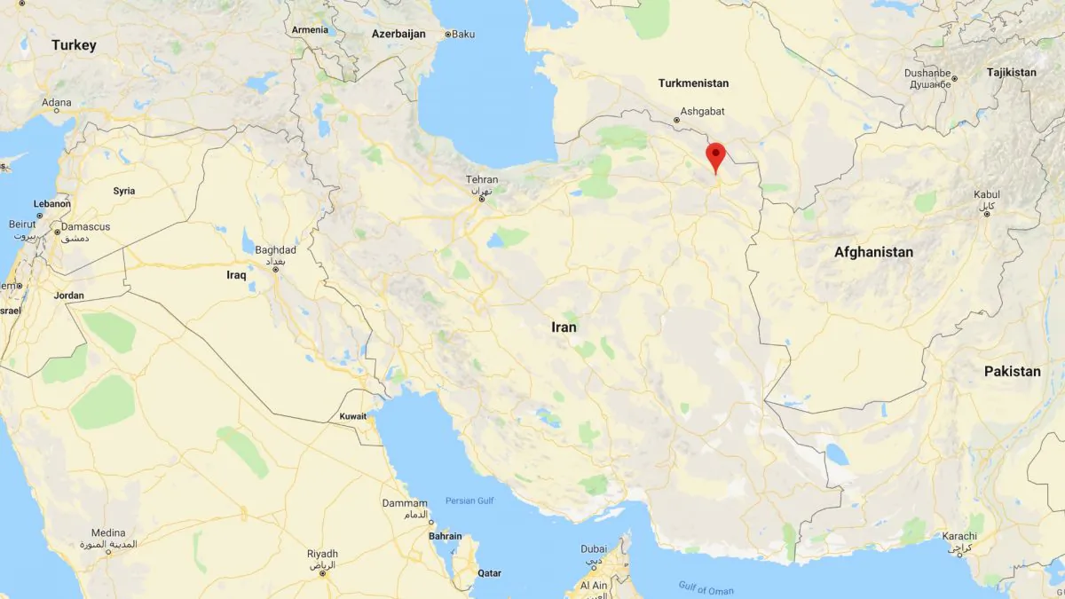 Map shows Mashhad, Iran. (Screenshot/Google Maps)