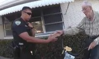 Officers Gift Elderly Man a Brand New Bike After Heartless Thieves Take His Old One