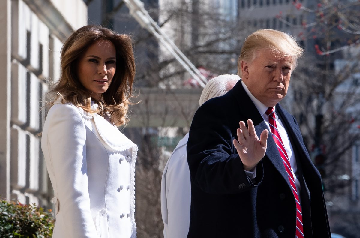 President Donald Trump and First Lady Melania Trump 